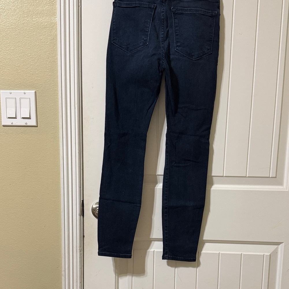 Frame Ali High Rise Cigarette Indigo Jeans - Picture 5 of 5